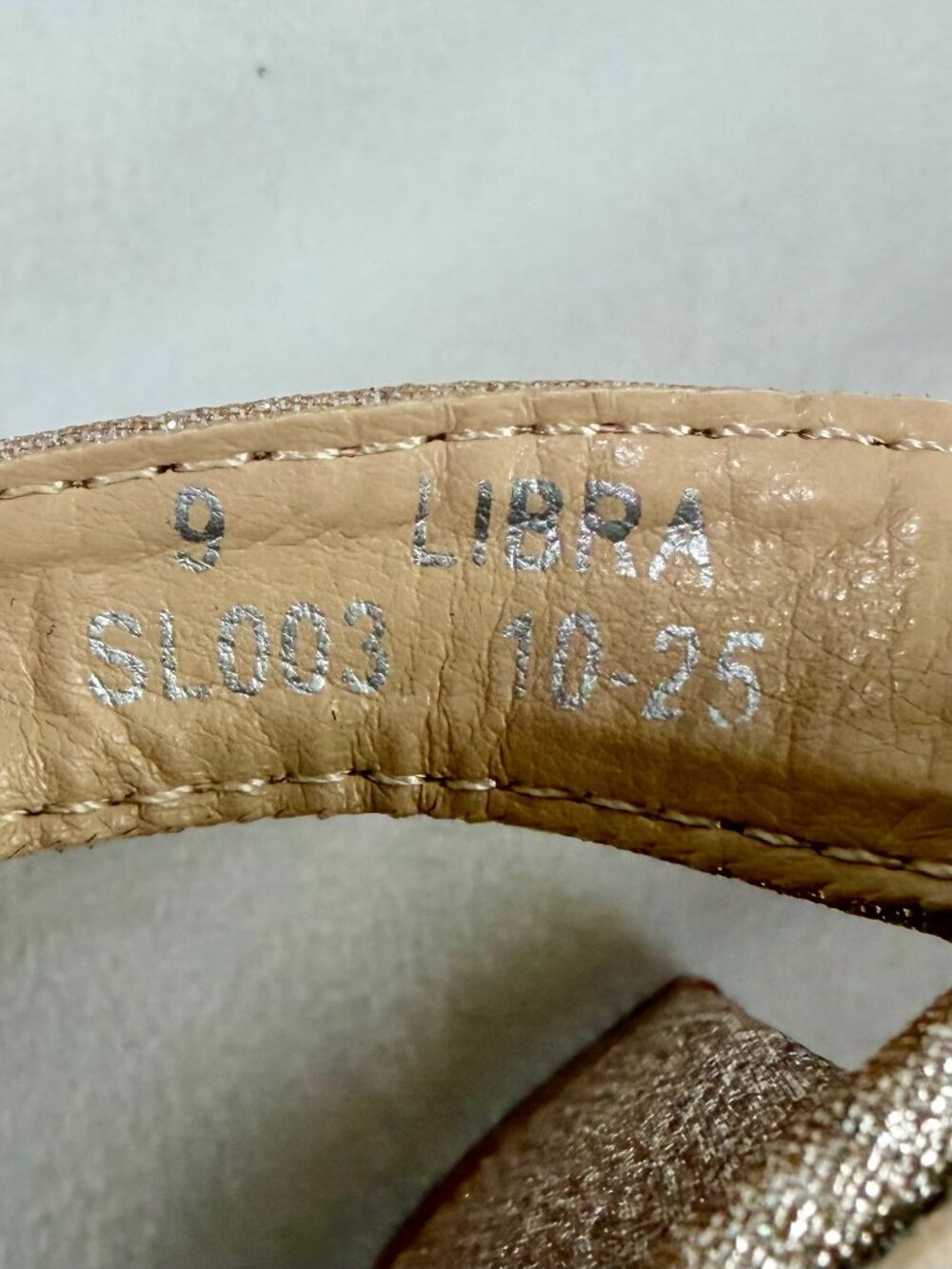 Benjamin Walk Touch Ups Libra size 9M Champagne - Picture 10 of 10